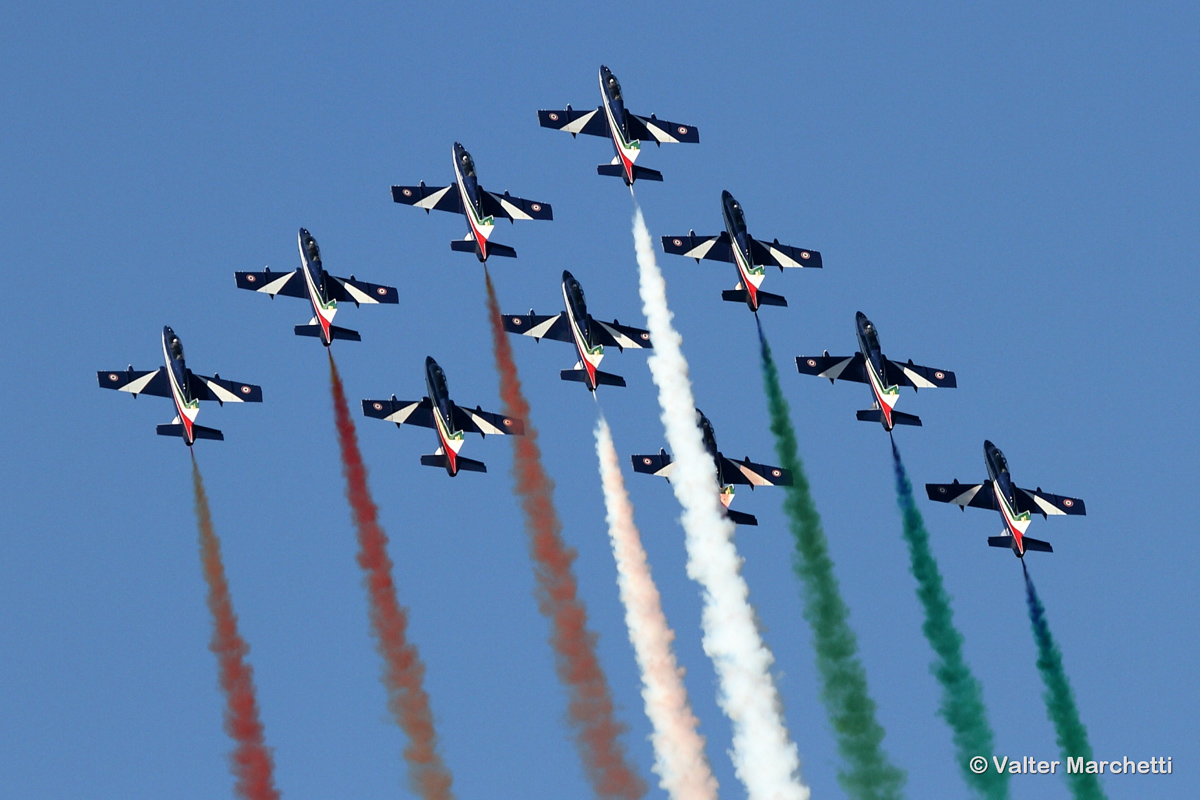 Milavia Air Shows - Frecce Tricolori 55th Anniversary Air Show - Rivolto