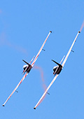 The RedHawks Sportavia-Ptzer Fournier RF-4D motorglider duo