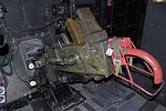 Inside view of the Bofors 40mm cannon, soon to be replaced by the Bushmaster II
