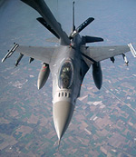 F-16C being refuelled by KC-135R