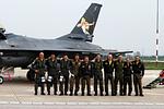The men of 23 Gruppo, 5 Stormo responsible for the F-16 Farewell.