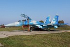 The ill-fated Su-27UB1M 70 Blue