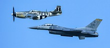 Thursday: NL74190 P-51D F-16 Heritage Flight