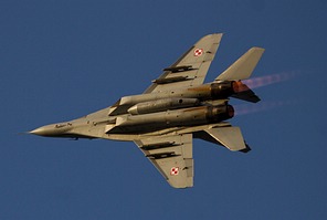 Polish MiG-29 Fulcrum display