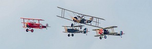 Great War Flying Museum performing over Kempenfelt Bay