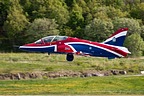 Hawk T.1 XX278 of the Royal Air Force Hawk Display Team 2012