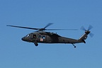 UH-60 BlackHawk of the 249th Medical Company arriving at Pease