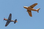 Heritage Flight P-40 & F-86