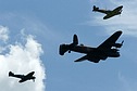 Battle of Britain Memorial Flight fly-by