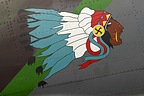Sioux insignia of the Lafayette Escadrille on the Hawk 75
