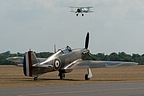 Hawker Hurricane with Gloster Gladiator