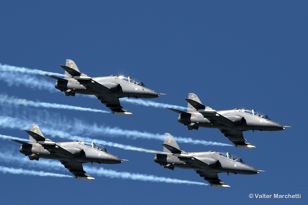 MILAVIA Air Shows - Frecce Tricolori 55th Anniversary Air Show - Rivolto