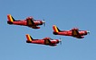 Belgian Red Devils three-ship formation