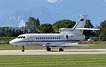 Italian Air Force Falcon VIP jet departure