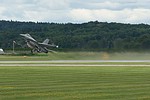 Danish Air Force F-16AM solo takes off
