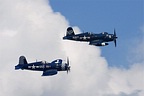 FG-1D and F4U-5 Corsair navy fighters