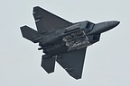 F-22 Raptor Demo with weapon bays open