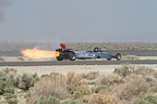 The Smoke N’ Thunder jet car's J34-WE-48 engine is fitted with an afterburner