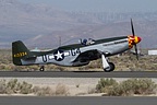 American Heritage Flight Foundation P-51D Mustang arrives at Fox Field