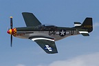 P-51D Mustang fly-by