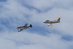 F-86 and P-51 pass