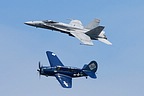 F/A-18C Hornet and Helldiver Tailhook Legacy Flight 