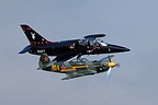Yak-9 and L-39 in close formation