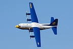 Blue Angels C-130 "Fat Albert" final pass