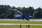 Blue Angels solo high-alpha take-off