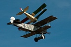Fokker D.VII and Nieuport 11 Bébé
