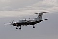 Beech B200 King Air, M/ZK453, from 45 (Reserve) Squadron approaching to land after a practice display on Friday Afternoon.