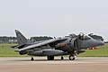 Harrier GR.9, ZD463/53, from 800 Naval Air Squadron arrives for the static display.