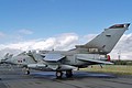 Also from Lossiemouth but in the static display was Tornado GR.4 ZD849/110 from 617 Squadron 'The Dambusters'.