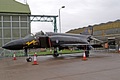 Phantom FG.1 XV582/M is preserved at Leuchars in the final colour scheme it wore as 'Black Mike' serving with 111(Fighter) Squadron