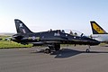 A second 100 Squadron aircraft, BAe Hawk T.1A XX203/CC was also present in the static display
