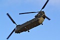 Odiham Wing Boeing Chinook HC.4 ZA713 was put through a very spirited display by its joint 18/27 Squadron crew