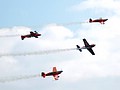 The Blades aerobatics team display their latest colour scheme