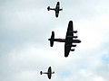 Battle of Britain Memorial Flight about to separate for their individual displays