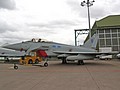 6 Squadron Typhoon FGR.4 ZK342/ED about to be towed to the HAS Site for flying on Saturday