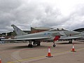 6 Squadron Typhoon FGR.4 ZK314/EO wearing its own markings in the Typhoon squadron line-up