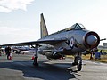 English Electric Lightning F.3 XR713/C in 111 Squadron markings was previously displayed in that unit's HAS site before disbandment