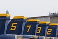 U.S. Navy Blue Angels One to Six starting their engines