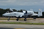 AFRC A-10C Thunderbolt II, better known as Warthog, on its way to the static display