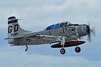 Collins Foundation A-1E Skyraider restored in VAQ-33 markings