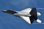 To enhance its stealth properties the F-22 has a special coating and the leading edges are of radar-absorbing material