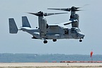 MV-22 Osprey approach for landing