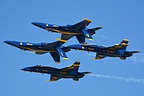 Blue Angels main formation performing their next element