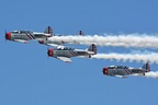 GEICO Skytypers formation fly-by
