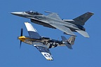 USAF Heritage Flight formation