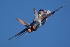 CF-18 Hornet afterburners on